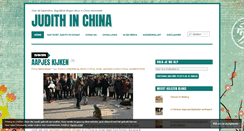 Desktop Screenshot of judithinchina.com