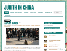 Tablet Screenshot of judithinchina.com